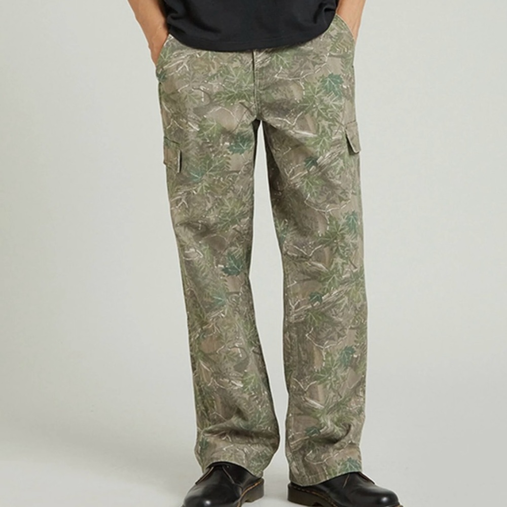 PacSun Tree Camo Baggy Cargo Jeans